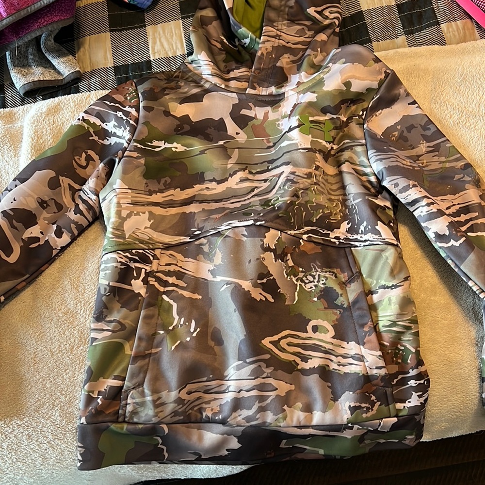 Kids Under Armour Camo Hoodie
